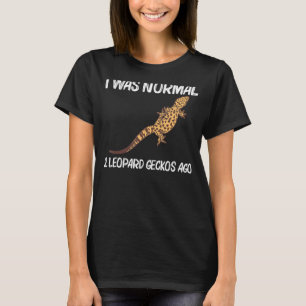 Coola Leopard Gecko För manar Women Tiny Dinosaur T Shirt