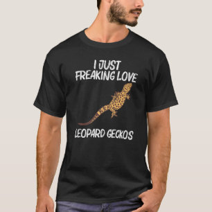 Coola Leopard Gecko För manar Women Tiny Dinosaur  T Shirt