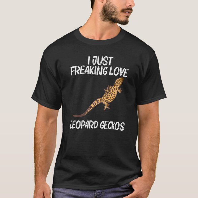 Coola Leopard Gecko För manar Women Tiny Dinosaur  T Shirt (Framsida)