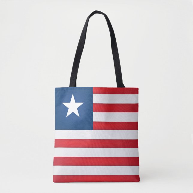 Coola Liberia Flagga Mode Tygkasse (Framsida)