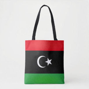 Coola Libyen Flagga Mode Tygkasse