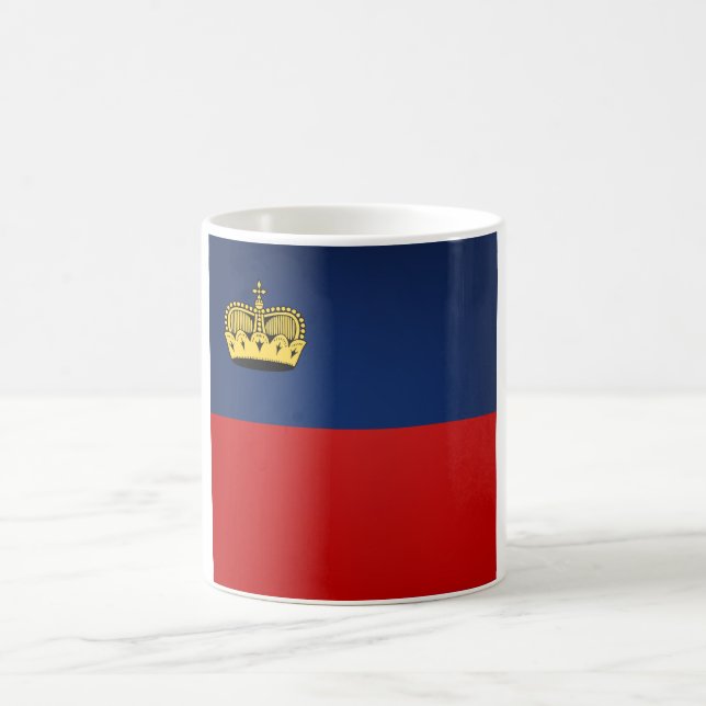 Coola Liechtenstein Flagga Kaffemugg (Center)