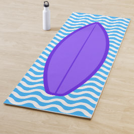 Coola Lila Blue Vågar Surfing Yoga Mat
