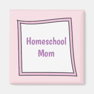Coola Lila box med Homeschool Mamma Magnet