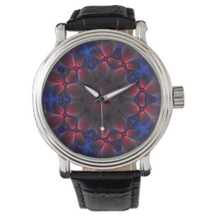 Coola Lila Digital Fractal Art Armbandsur