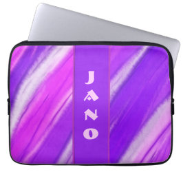 Coola Lila Modern abstrakt design Laptop Fodral