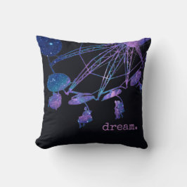 Coola Lila Space Nebula Stars Cosmic Fair Ride Kudde