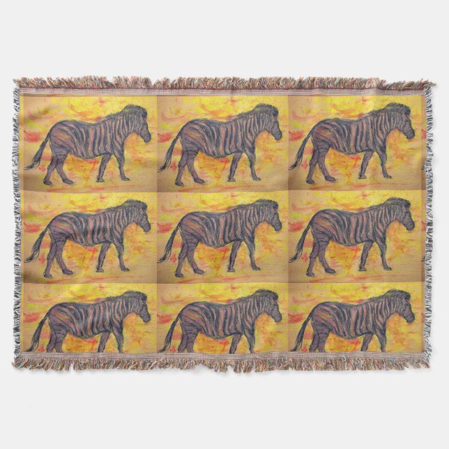 coola lila zebra mysfilt (Framsidan)