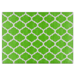 Coola Lime Green Moroccan Quatrefoil Mönster