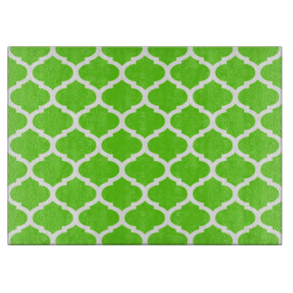 Coola Lime Green Moroccan Quatrefoil Mönster
