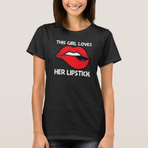 Coola Lipstick för flickor Kids Cosmetic Makeup 1 T Shirt