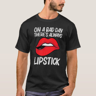 Coola Lipstick För manar Kvinnor Kosmetisk makeup T Shirt