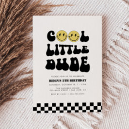 Coola Little Boy | Boys Rad Kids Femte födelsedage Inbjudningar