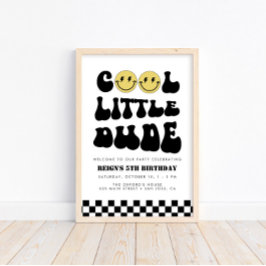 Coola Little Boy | Boys Rad Välkomstskylt Poster
