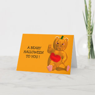 Coola Little Halloween Bear Kort