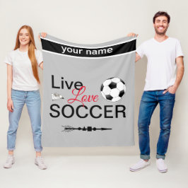 coola live-fotboll för fotboll för kärlek, lägg ti fleecefilt
