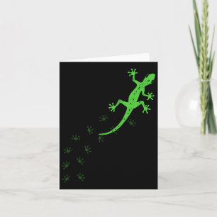 Coola Lizard Design För manar Women Gecko Pet Anim Kort