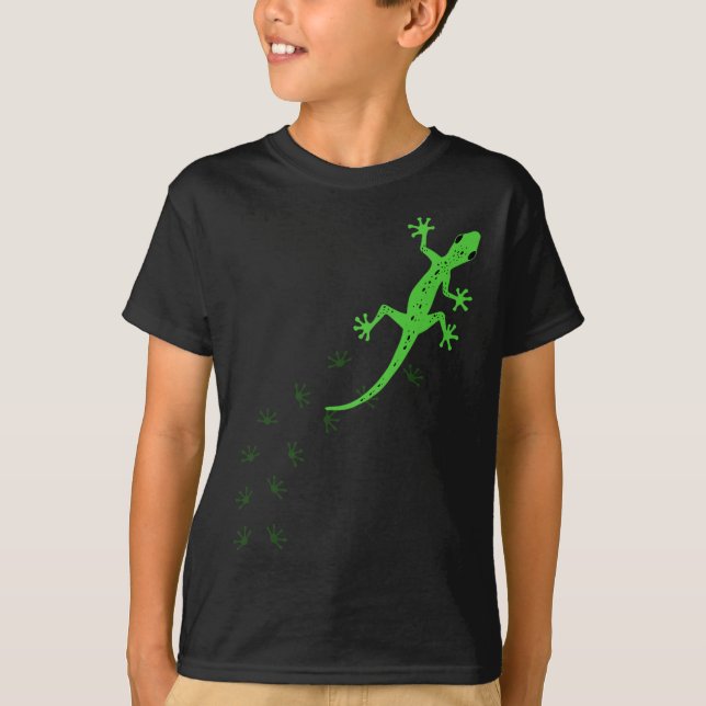 Coola Lizard Design För manar Women Gecko Pet Anim T Shirt (Framsida)