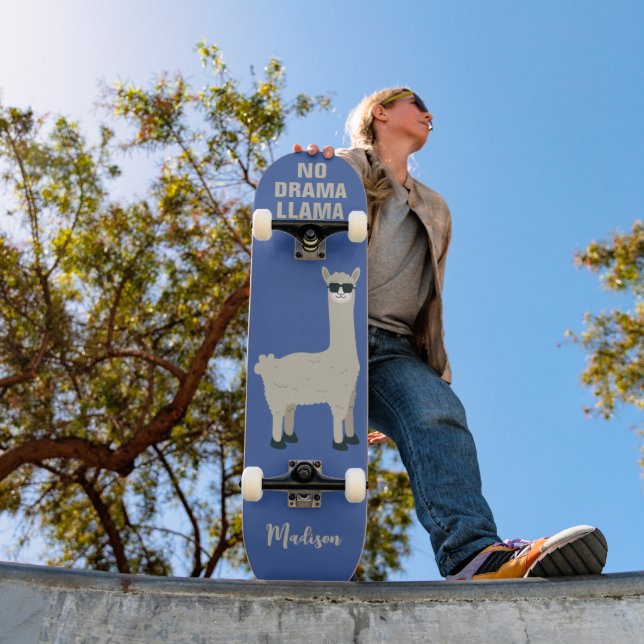 Coola Llama, eget namn & färg Mini Skateboard Bräda 18,5 Cm (Utomhus 1)