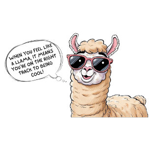 Coola Llama i Action!" Mugg
