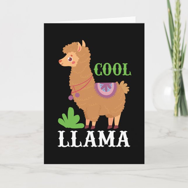 Coola Llama Kort (Framsida)