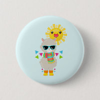 Coola Llama och Smiling Kawaii Sol