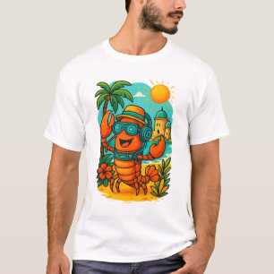 Coola Lobster Vibes - Lobster Sommarbuss T-Shirt