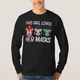 Coola Lucha Libre for Girls Women Luchador Mexican T Shirt