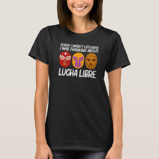 Coola Lucha Libre För manar Women Luchador Mexican T Shirt
