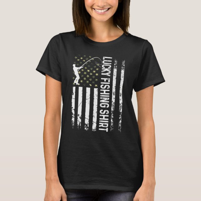 Coola Lucky Fishing for Fishing Tee (Framsida)