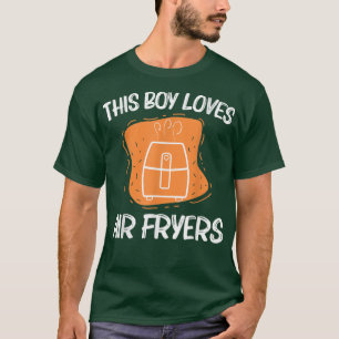Coola Luft Fryer for Boys Kids Cooking Gadget Cook T Shirt