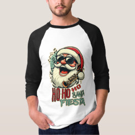 Coola lustigt Jultomten med solglasögon - Ho-ho-ho T Shirt