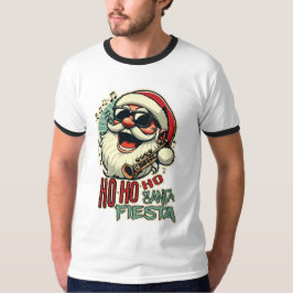 Coola lustigt Jultomten med solglasögon - Ho-ho-ho T Shirt