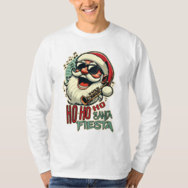 Coola lustigt Jultomten med solglasögon - Ho-ho-ho T Shirt