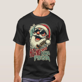 Coola lustigt Jultomten med solglasögon - Ho-ho-ho T Shirt