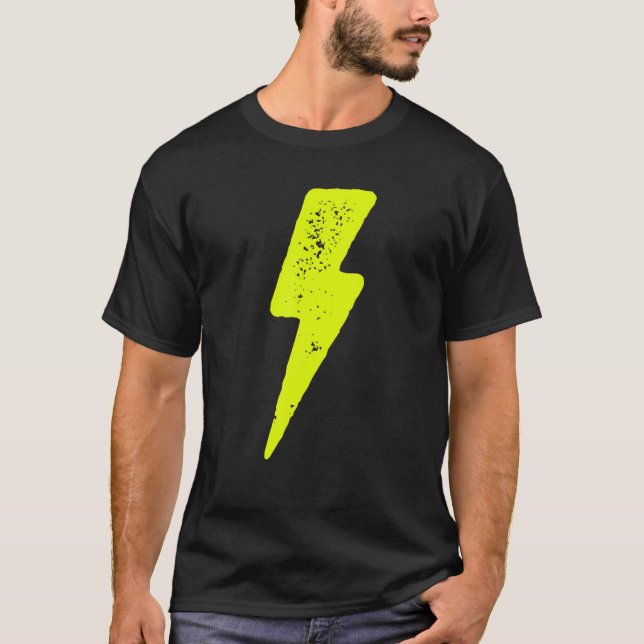 Coola Lyktande bult för idrottare med sportig tonå T Shirt (Framsida)