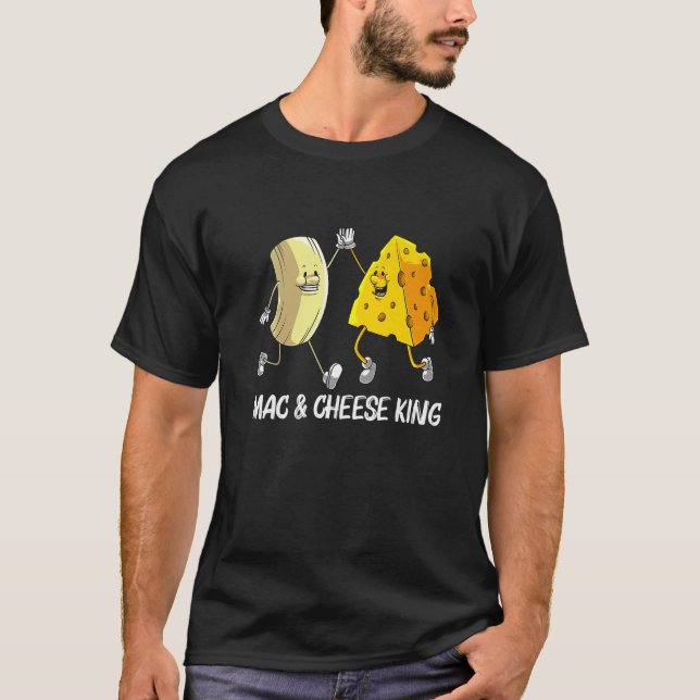Coola Mac & Cheese För manar Pappa Baked Cheesy Ma T Shirt (Framsida)