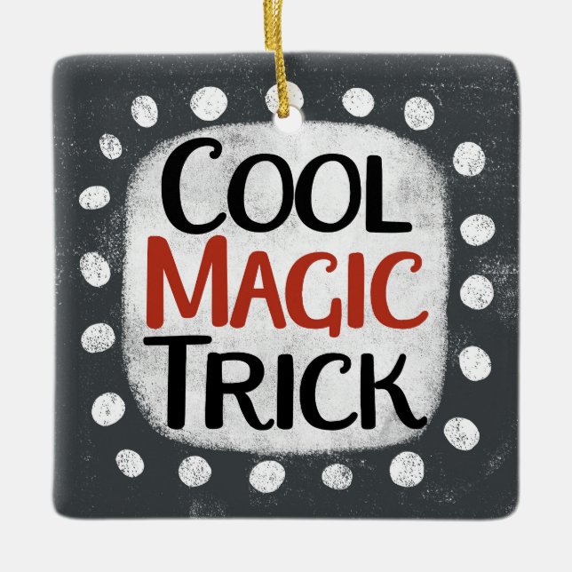 Coola Magic Trick Ornament (Framsida)
