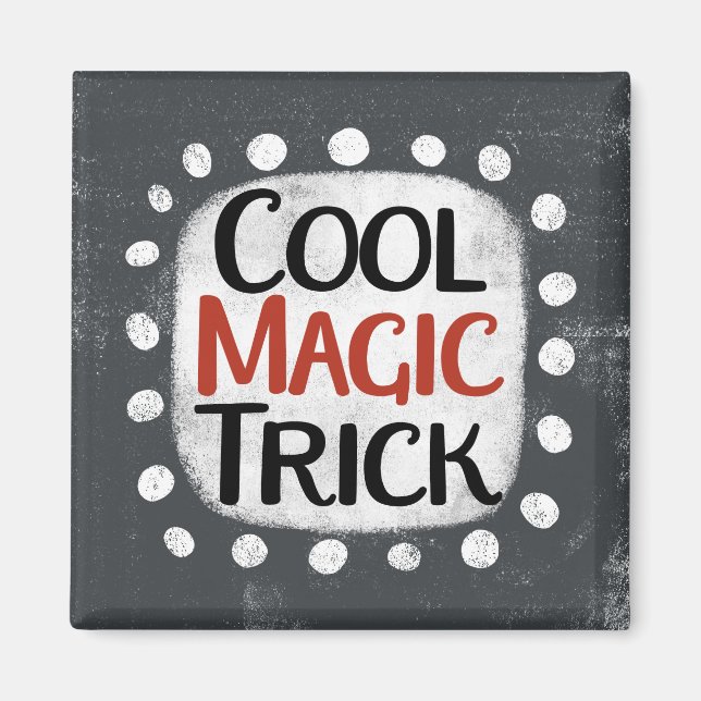 Coola Magic Trick Refrigerator Magnet (Framsidan)