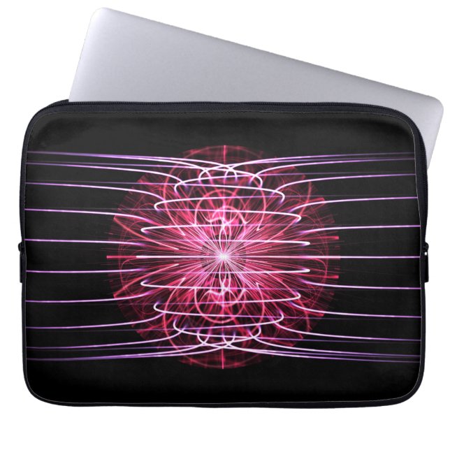Coola Magnetic Fractal Art Laptop Sleeve (Framsidan)