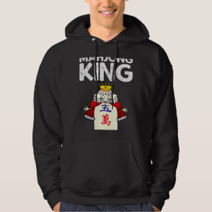 Coola Mahjong Design För manar Boys Tile Game Mahj Hoodie