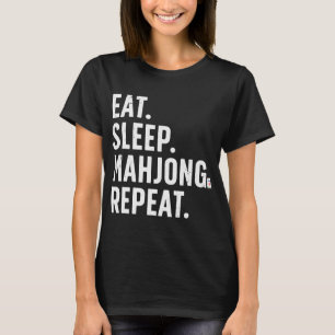 Coola Mahjong För manar Women Strategy Tile Game M T Shirt