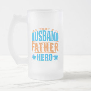 coola Make Far Hero ord art Frostat Ölglas