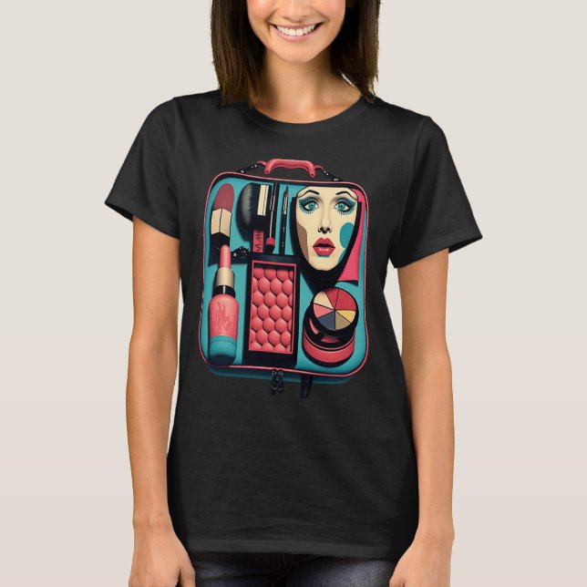 Coola Makeup Artist Pop Makeup Kit Mamma 1 T Shirt (Framsida)