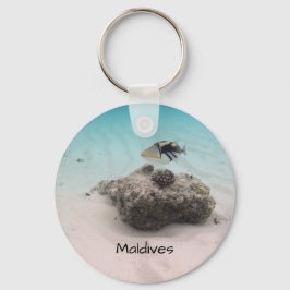Coola Maldiverna Underwater Coral Fish Souvenir Nyckelring