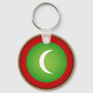 Coola Maldives Flagga Seal Nyckelring