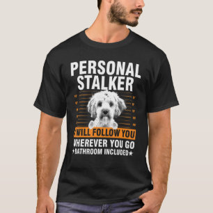 Coola Malta För manar Women Personal Stalker Hund T Shirt