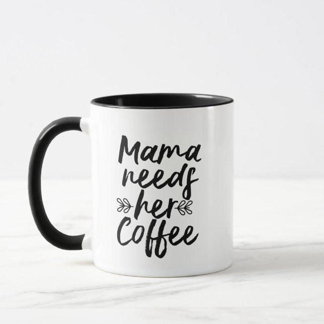 Coola Mamma behöver hennes kaffe - den berömda kaf Mugg (Vänster)