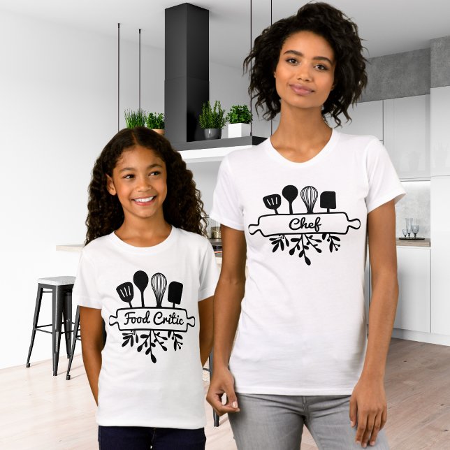 Coola Mamma Chef Mor Ddotter T Shirt (Skapare uppladdad)