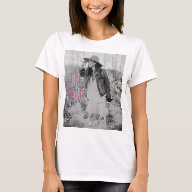 Coola Mamma Coola Kids Two Photo T Shirt (Framsida)